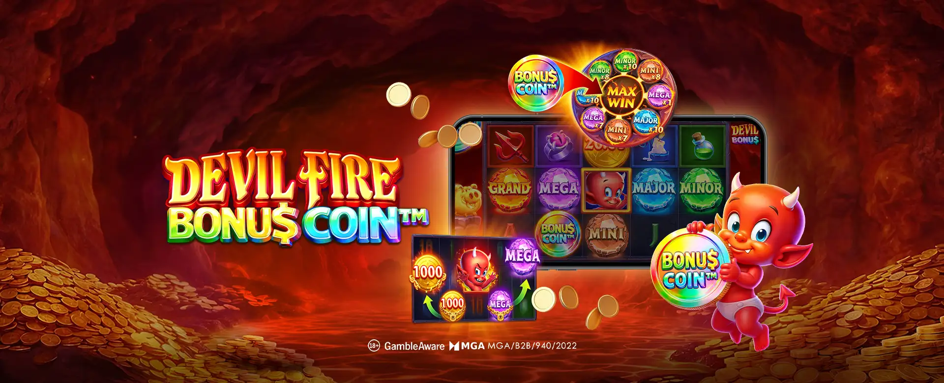 Turns Up the Heat in Devil Fire Bonu$ Coin