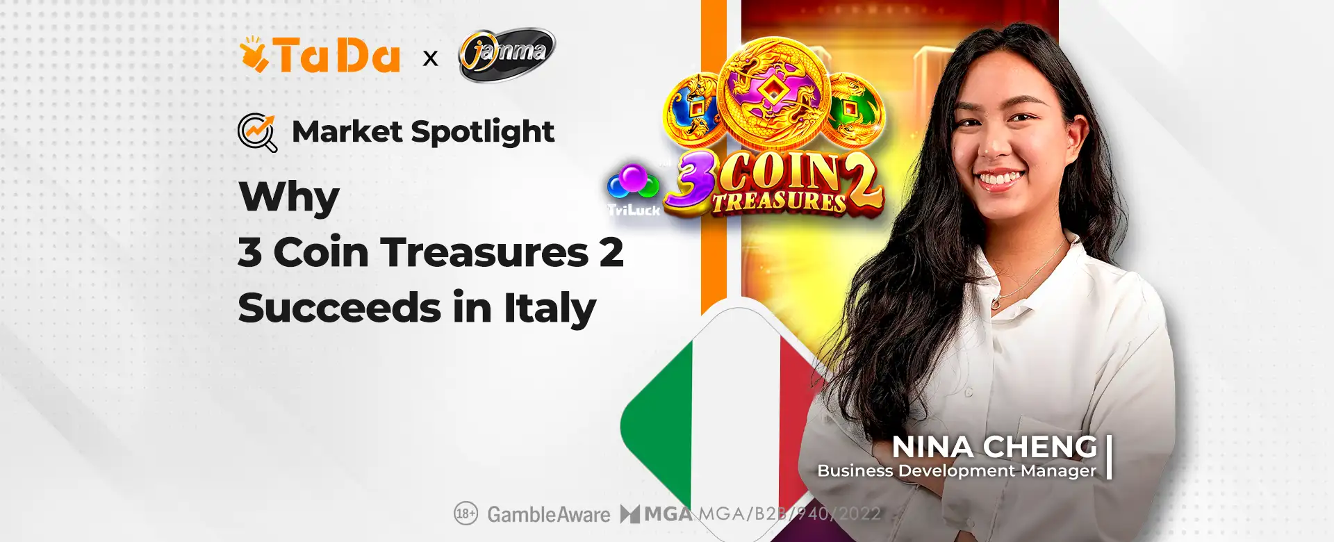 Market Spotlight - Why TaDa’s 3 Coin Treasures 2 Succeeds in Italy