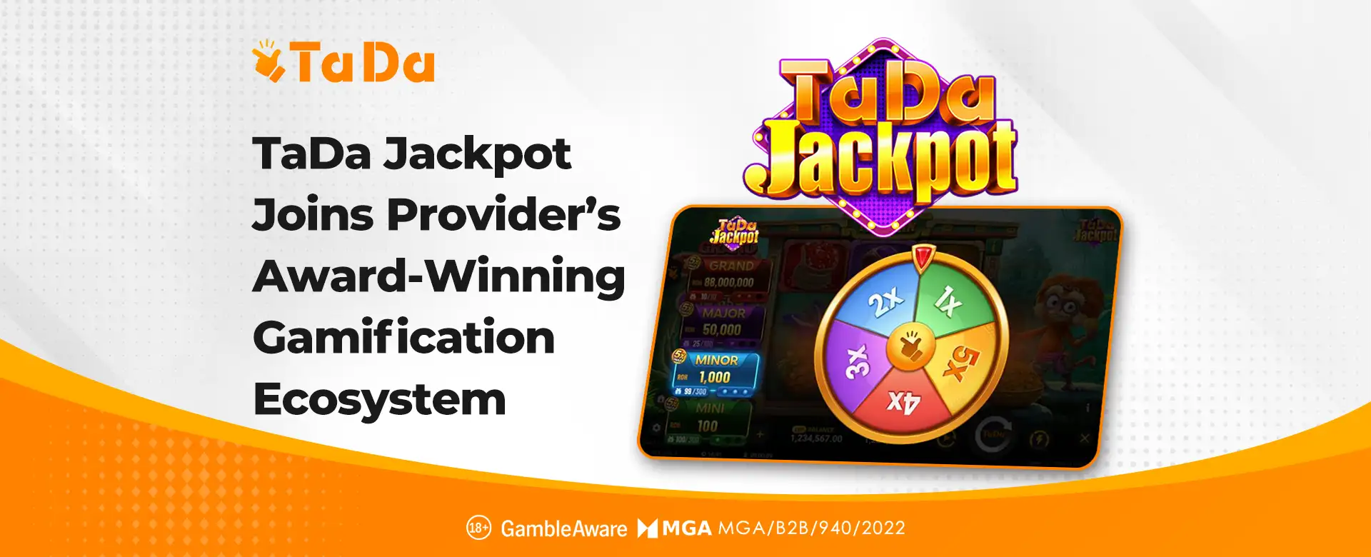 TaDa Jackpot Joins Provider’s Award-Winning Gamification Ecosystem