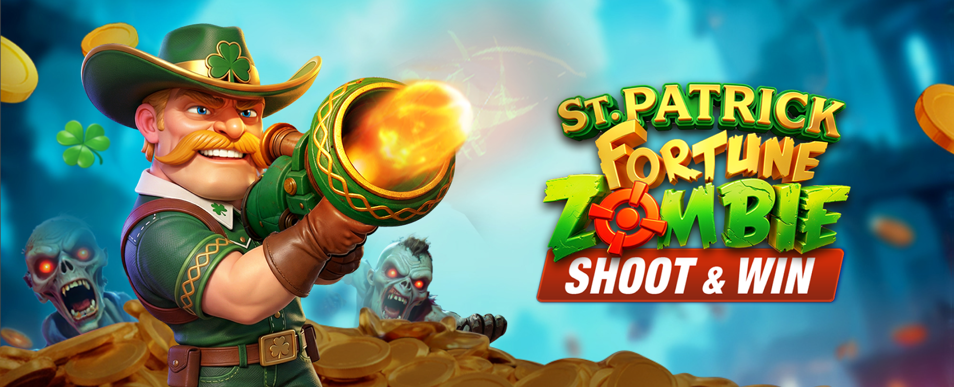 Fortune Zombie St. Patrick: The Extreme Shoot-and-Win Celebration!