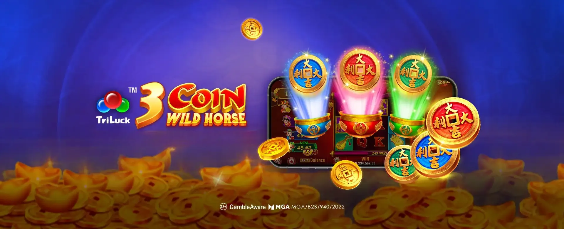 JILI.US Saddles Up for Thrills in 3 Coin Wild Horse