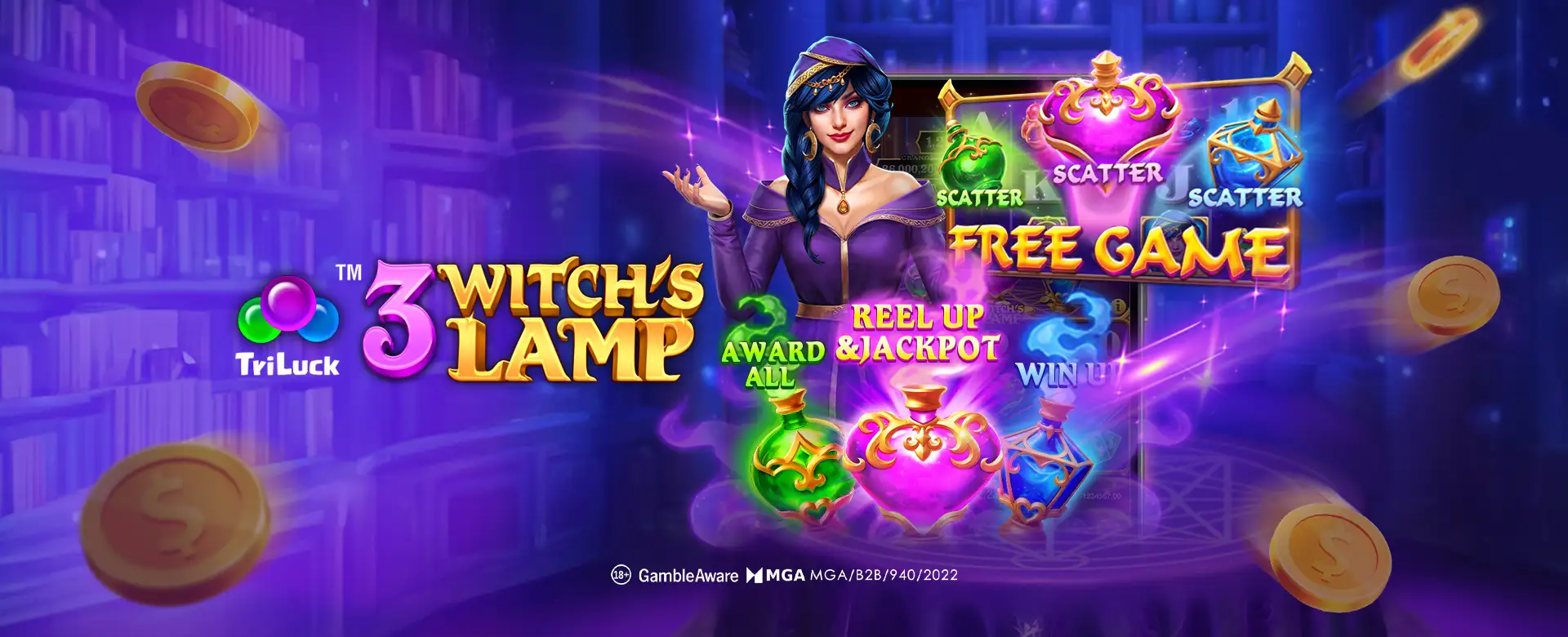JILI.US Spins Spellbinding Gaming in 3 Witch's Lamp